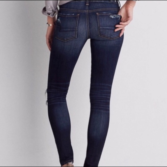 American Eagle Power Fit 360 Distressed Jeggings - Picture 2 of 7